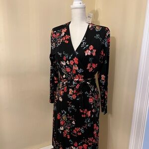 LOFT Multicolor Floral Dress